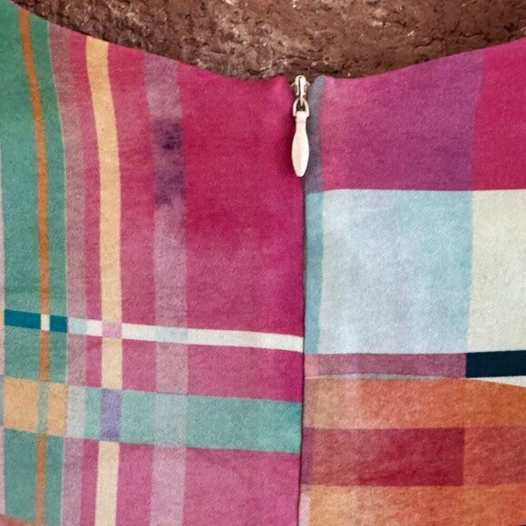 Vilagallo Geometric Shift Dress Multicolor | Size 38 (US 6-8) | Bold Print - Picture 3 of 7